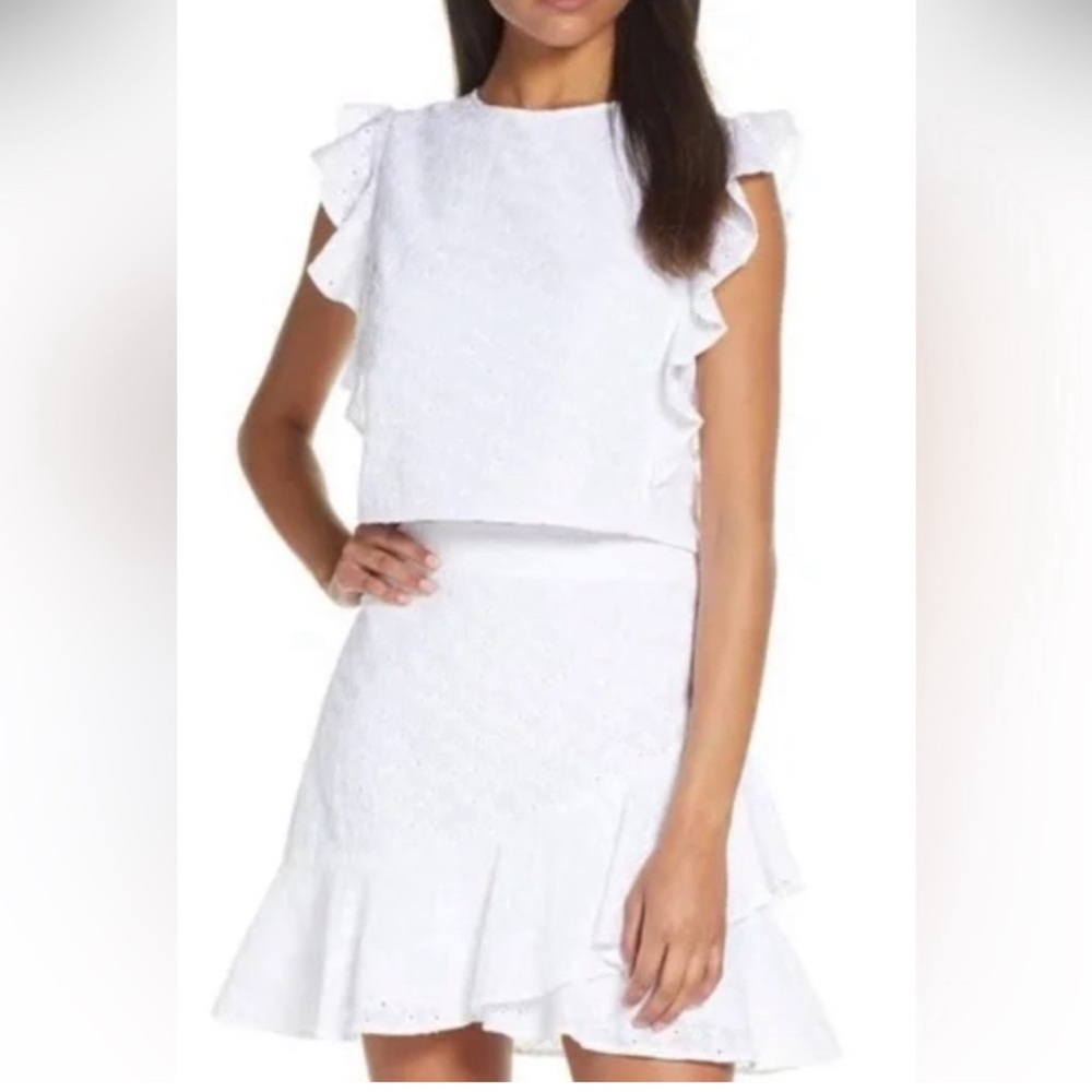 Lilly Pulitzer Alpinia eyelet skirt